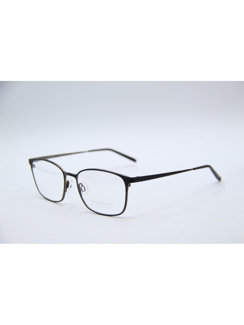 Charmant Titanium Perfection Ch11454 Bk Black Authentic Eyeglasses 52-17